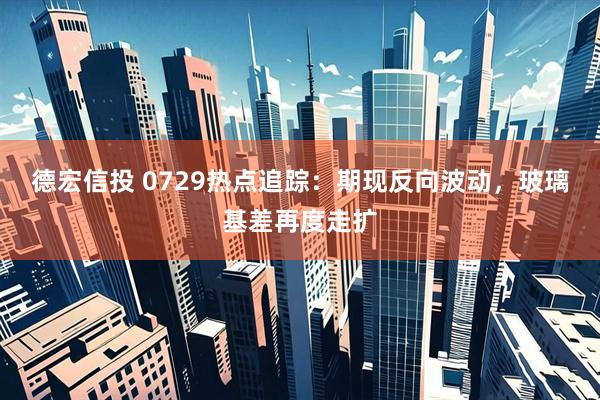 德宏信投 0729热点追踪：期现反向波动，玻璃基差再度走扩